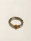 Eternal Gold & Amber Ring Cultural Heritage/Amber/Social Gatherings